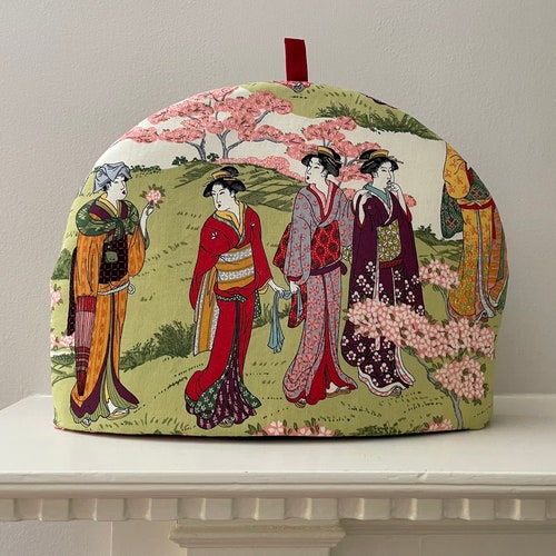 5 Sizes Japanese Rustic Artisanal Luxe Tea Cozy Shashiko Etsy