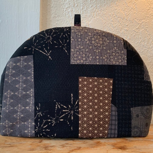 5 Sizes Japanese Rustic Artisanal Luxe Tea Cozy Shashiko Etsy