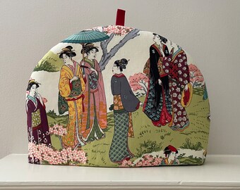 Floating World Vintage Japanese Fabric Artisanal Luxe Tea Cozy - 5 Sizes