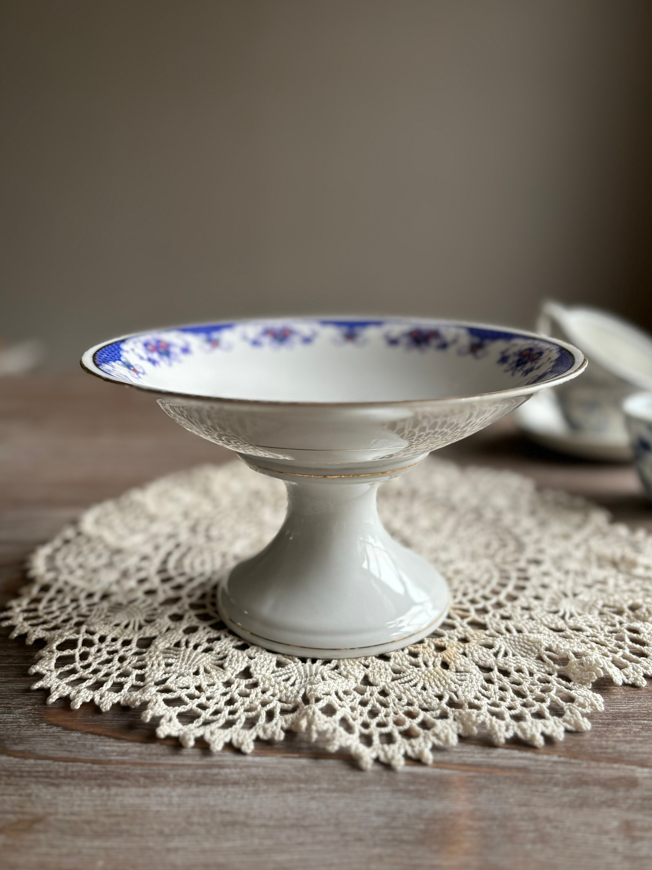 Vintage compote コンポート皿 フランス アンティーク コンポティエ コンポート フルーツ皿 TAW