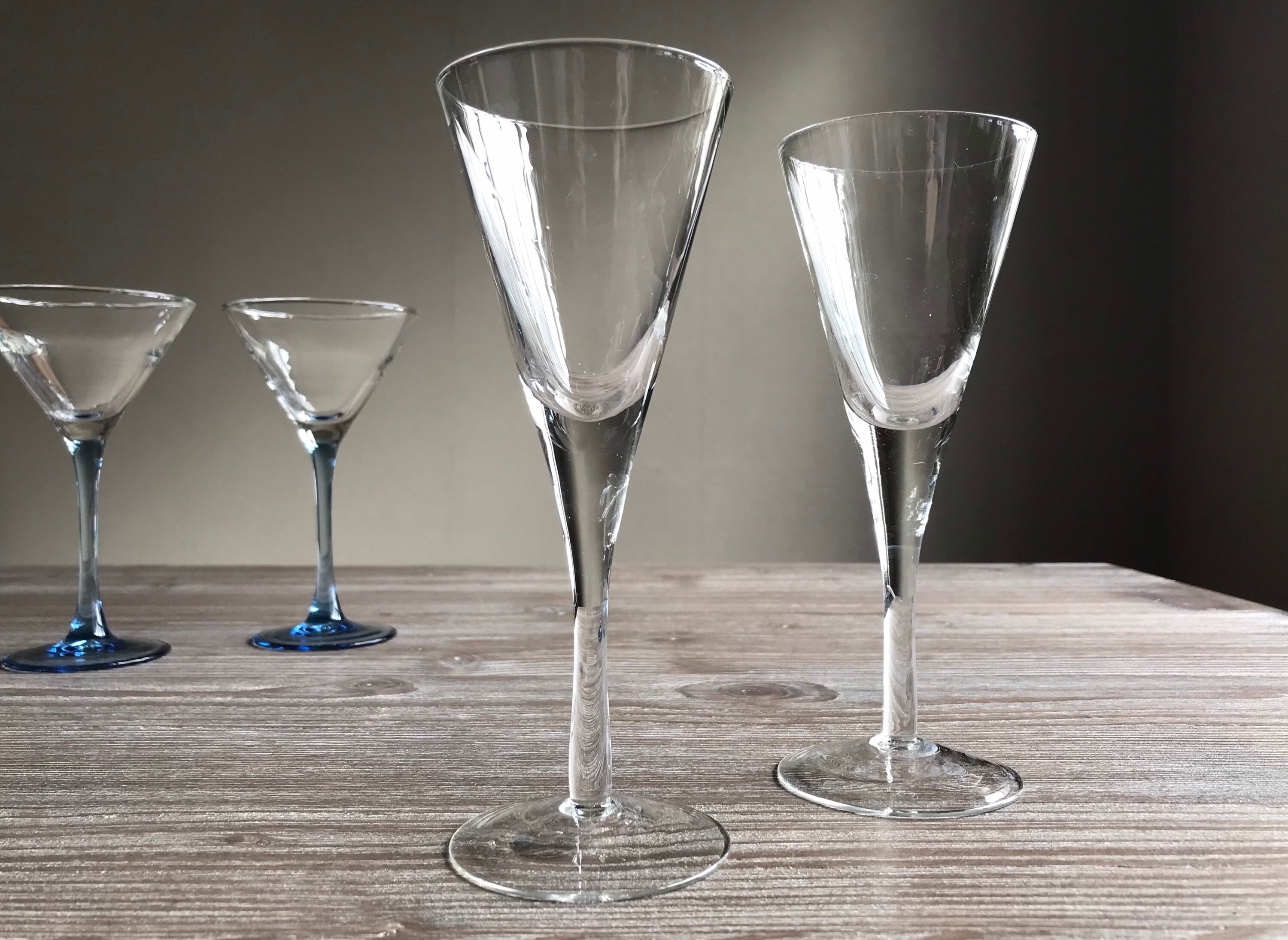 JOVGANK - Juego De 6 Vasos Martini Rosados, Vasos De Cóctel De Colores