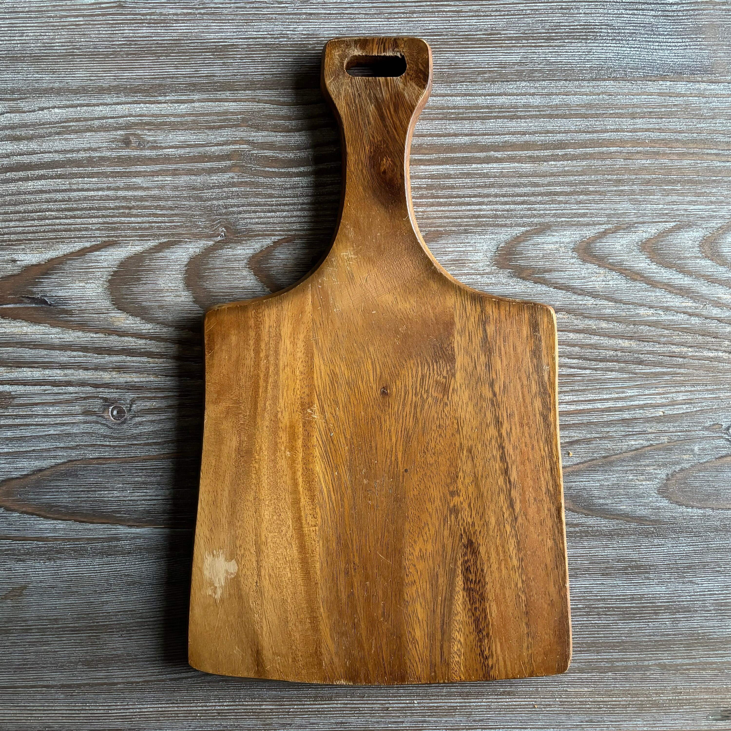 タイル付きヴィンテージ木製セラミックカッティングボード、木製