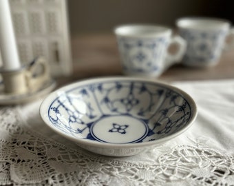 ヴィンテージ セラミック製小深皿、デザート ボウル、Blau Saks