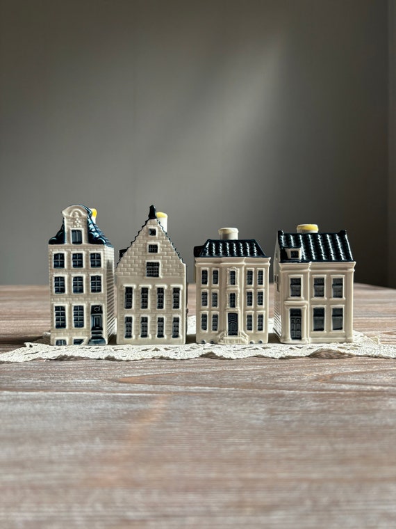 Dutch KLM Houses OPENED, 53, 59, 65, 77, 79, 82, 93, 98, Miniature