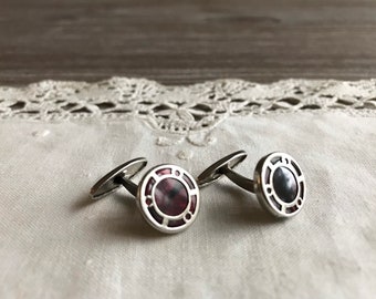 Vintage Dutch Cuff Links, Retro Mid Century Suit Accessories