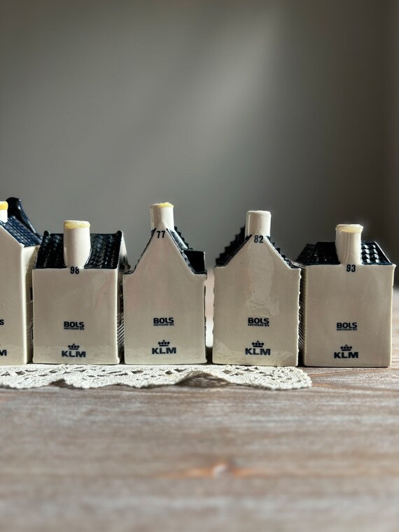 Dutch KLM Houses OPENED, 53, 59, 65, 77, 79, 82, 93, 98, Miniature