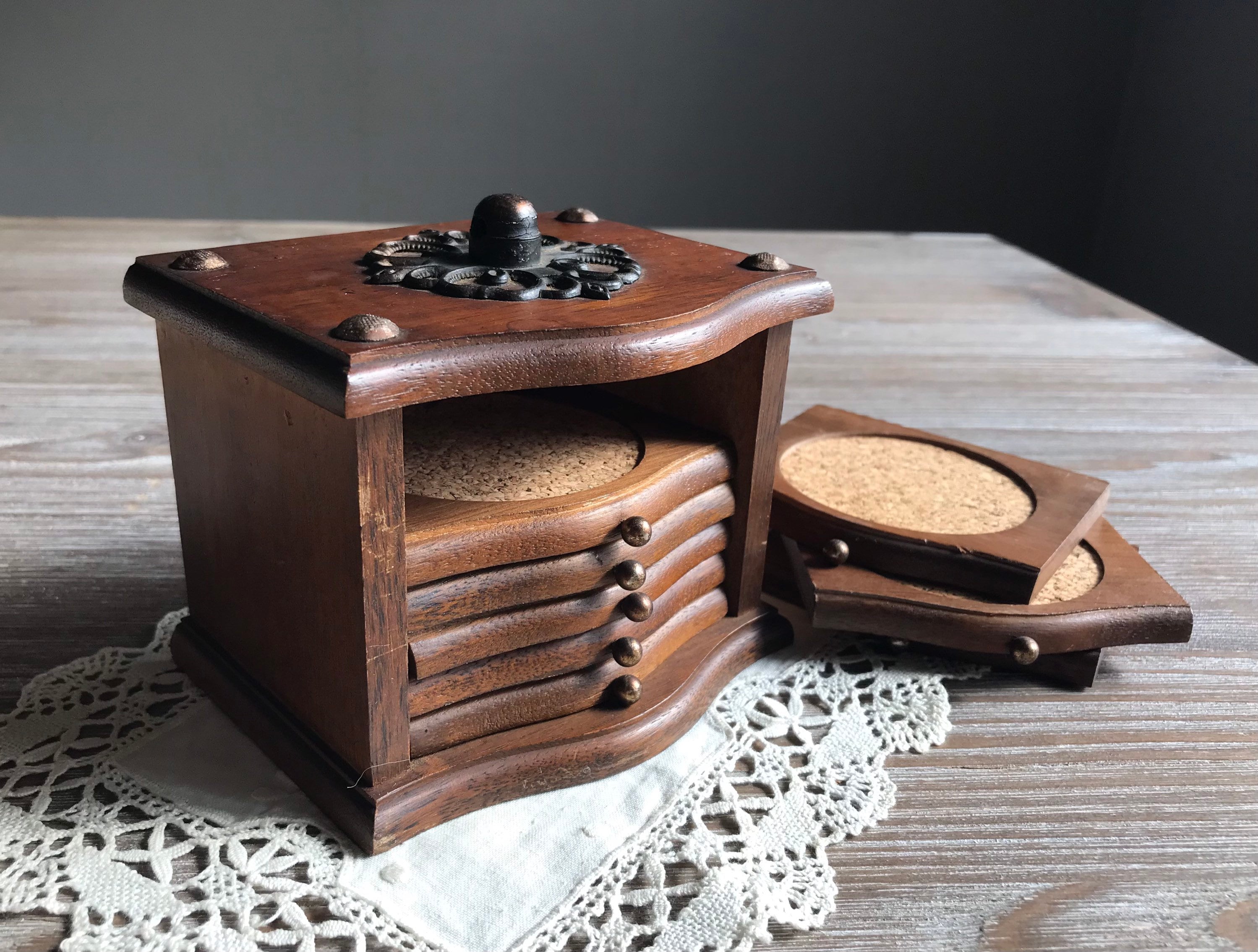 アイアンと古材ハンドメイドコーヒーテーブル h560 OLD COCKER様