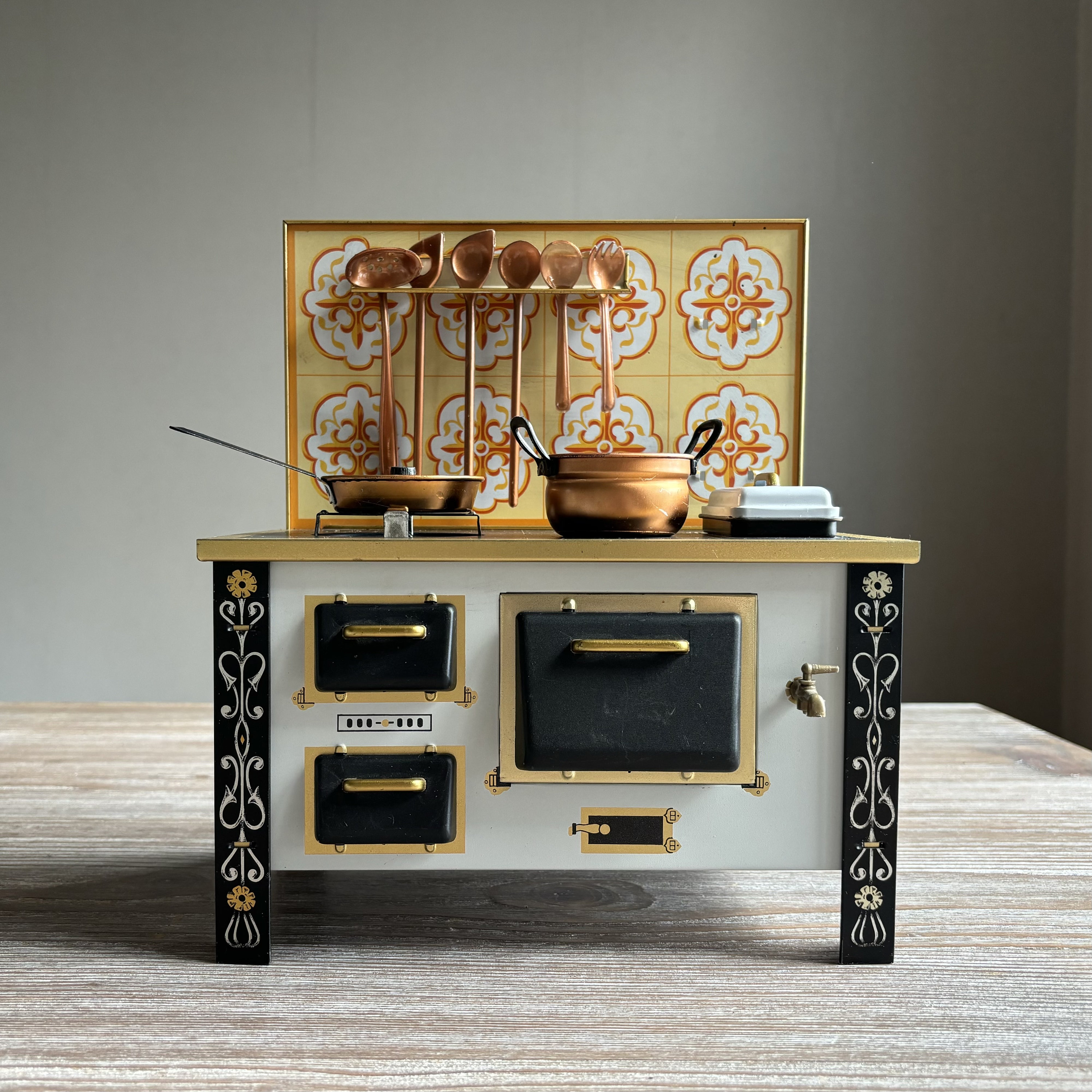 Copper toy kitchen set hotsell