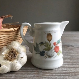 Vintage Bavaria creamer, milk jug, cream pot, German porcelain, Vintage 70s 80s, milk pot, Winterling schwarzenbach, antique kitchenware