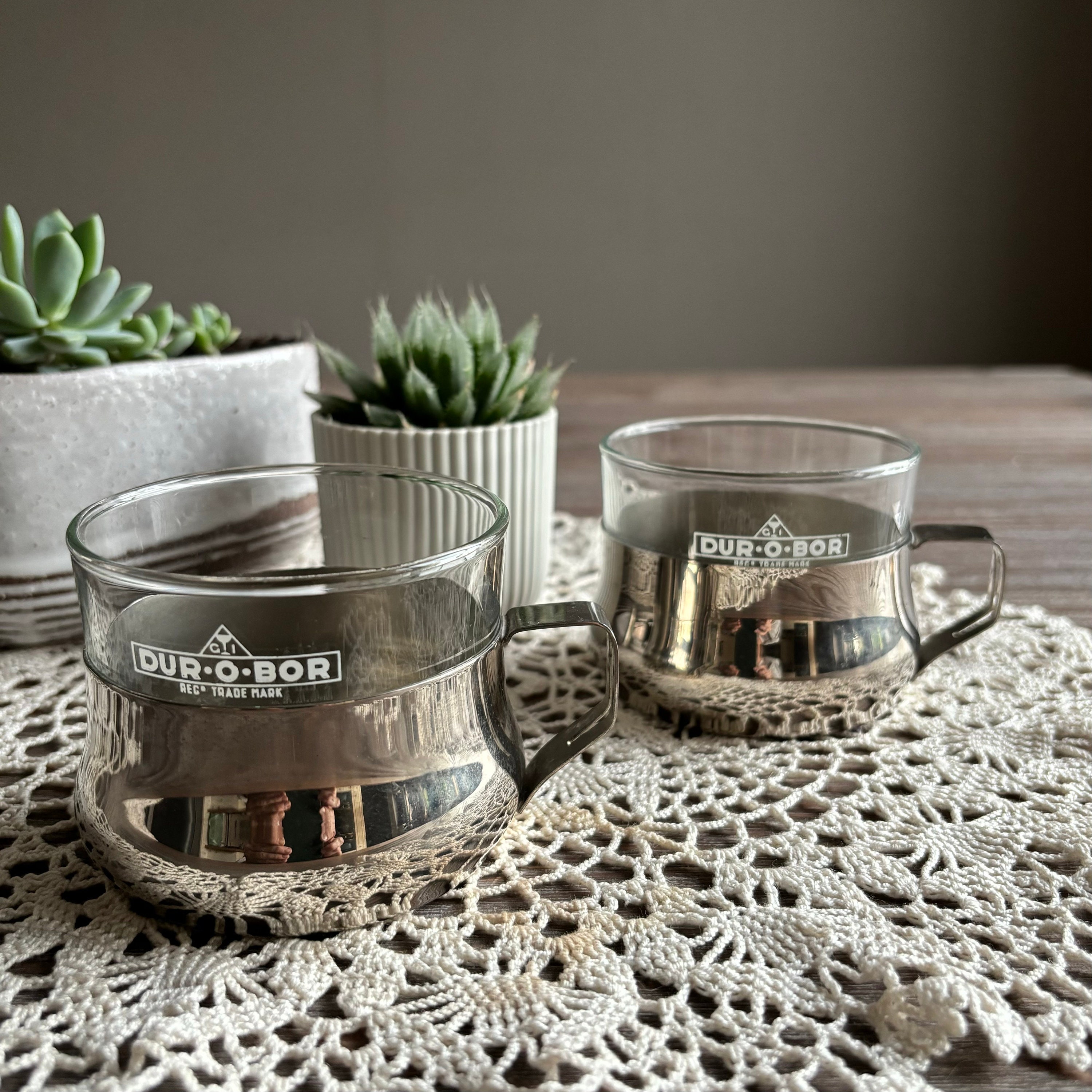 Irish coffee vintage glasses/アイリッシュコーヒーグラス2p