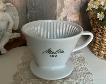 MELITTA Coffee Filter XL, No. 103 Quick Filter 4 Holes for 8