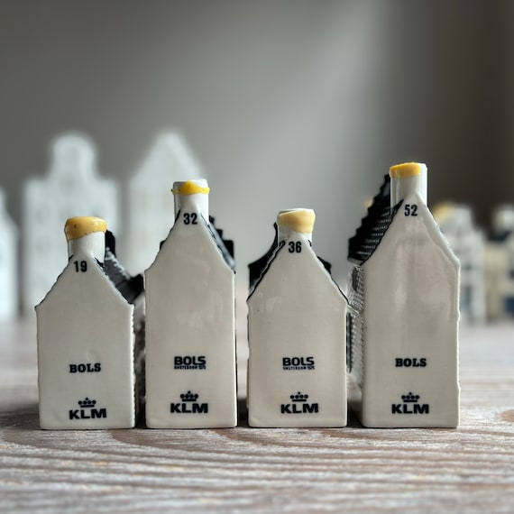 KLMオランダ航空 BOLS 陶器 デルフトブルーハウス 12個 れみな】KLM