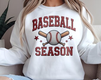 Sublimación PNG para la temporada de béisbol / Diseño de camiseta de béisbol universitaria con textura de cuentas / Transferencia DTF UVDTF / Imágenes prediseñadas deportivas para el día del partido