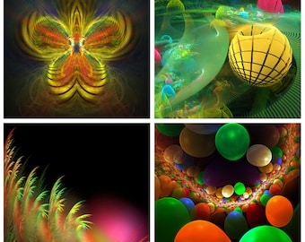Download Fractal Digital Art Abstract fractal background Art project Instant download space art Fantasy art Nebula art Space Butterfly art