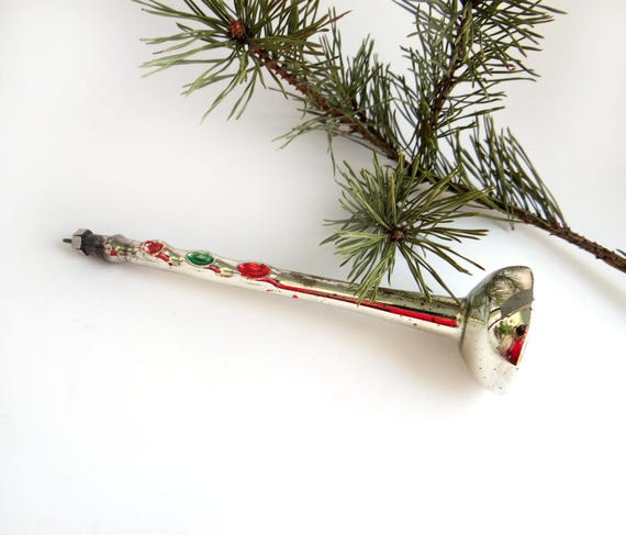 Trumpet Glass Christmas Ornament Flute Decoration Musical Trumpet Glass Christmas Ornament Flute Decoration Musical