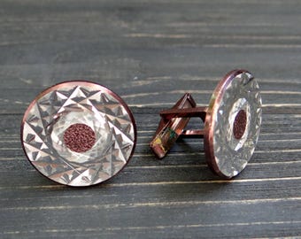 Anniversary gift/for/men jewellery Copper cufflinks box/for/boys cuff links/for/groom christmas gift/for/boss anniversary gift/for/husband