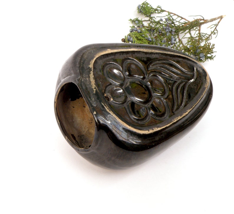 Wall Hanging Flower Vases Outdoor Garden Decorations Ceramic Etsy