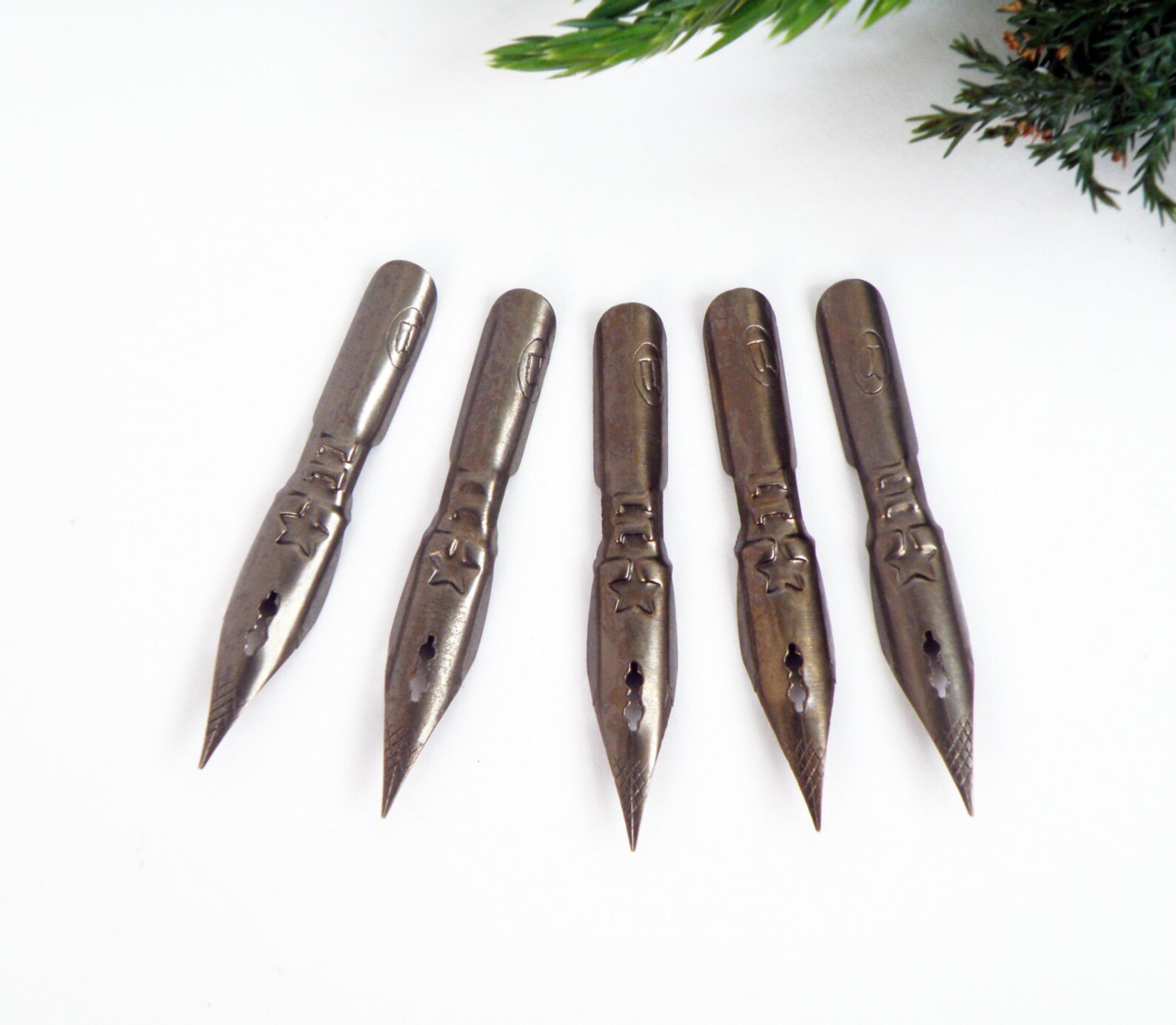 Dip pen nibs with Stars Vintage Soviet Ink Dip pen sets Unused Etsy