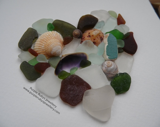 Heart of Cornwall Sea Glass, Sea Shells & Pottery Picture