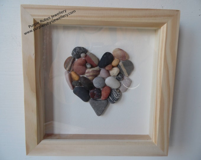 Heart of Cornwall Beach Pebble Picture