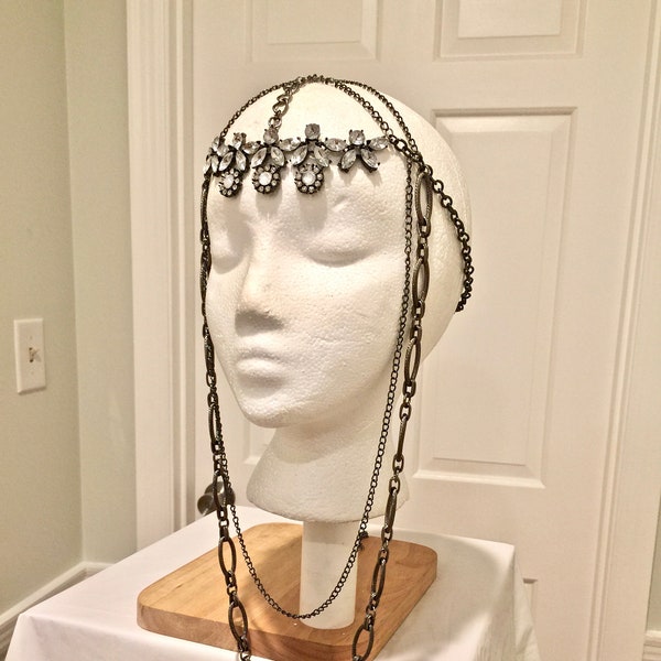 Chain Head Piece - Etsy