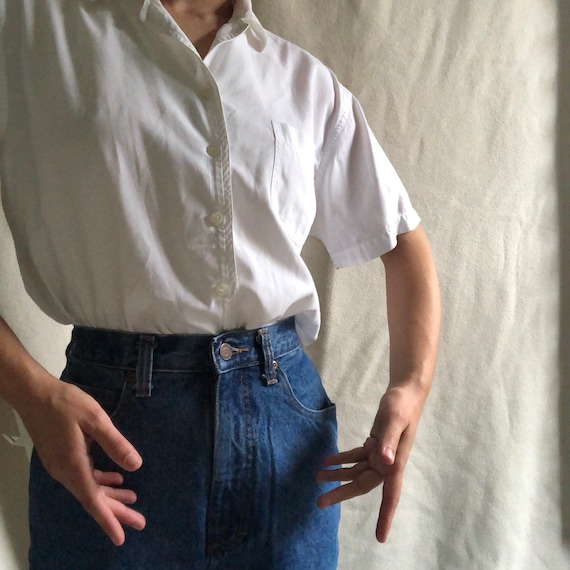 Staple Button Down: White Cotton - image 1