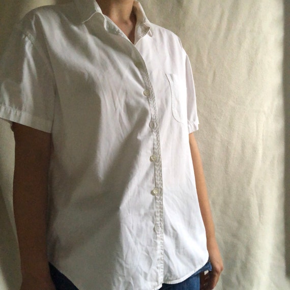 Staple Button Down: White Cotton - image 5