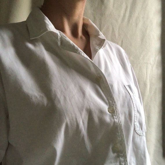 Staple Button Down: White Cotton - image 6
