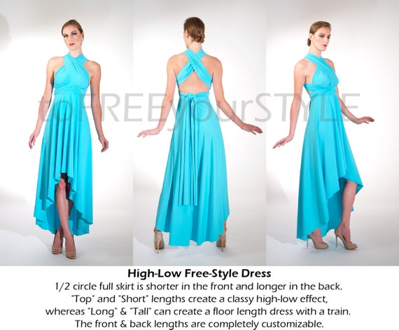 infinity dress high low
