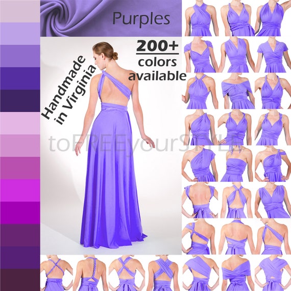 Infinity Dress FULL style bridesmaid dress convertible | Etsy