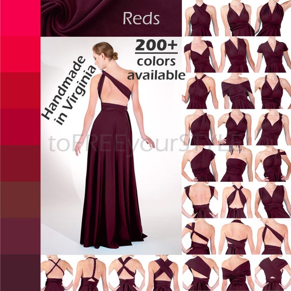 infinity dress wrap styles