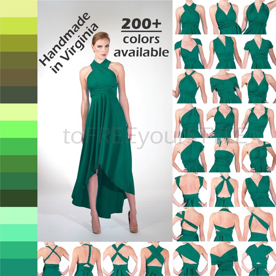 high low infinity dress