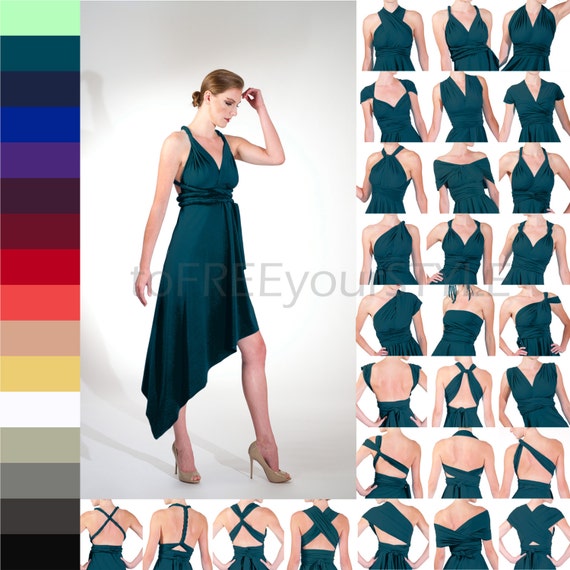 ANGLED infinity wrap dress FreeStyle Dress convertible