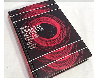 Modern Algebra Structure and Method Book 1 Dolciani Wooton 1970 Revised Edition