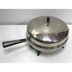 ステンレス鍋　フライパン　電気スキレット Stainless steel electric fry pans - Etsy 日本