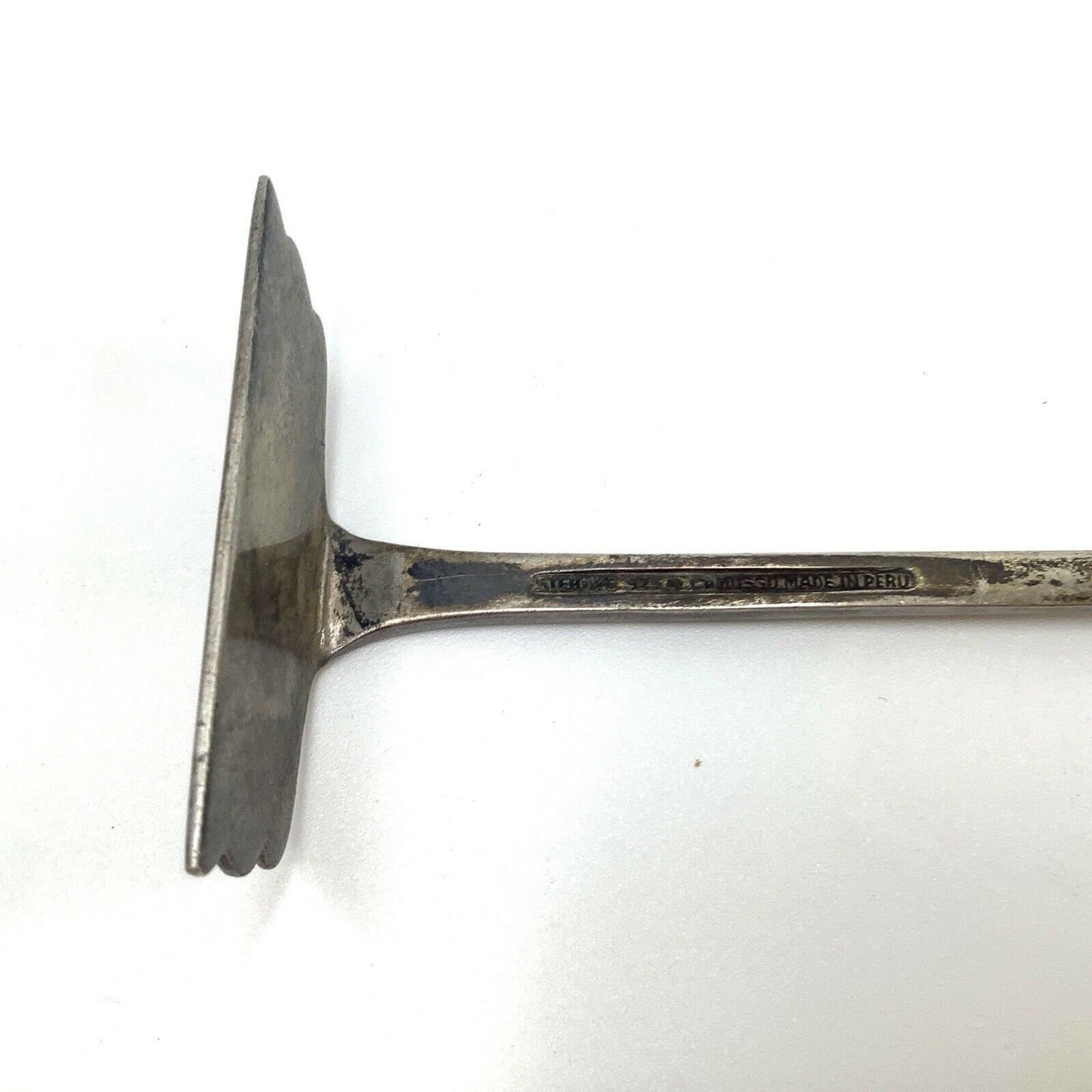 Antique Sterling Silver Baby Food Pusher Spoon Feeder Etsy