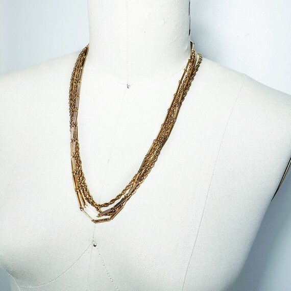 Multi-strand Gold Vintage Trifari Gold 