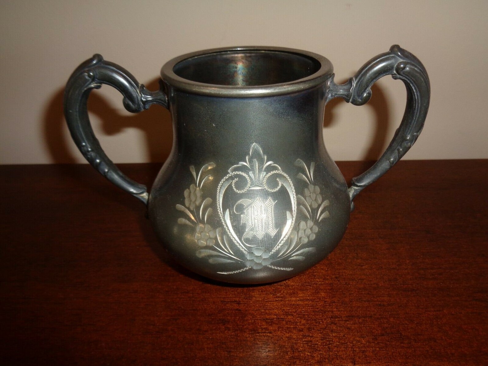 Richfield Plate Co 3657 Silver Quadruple Monogrammed Etsy