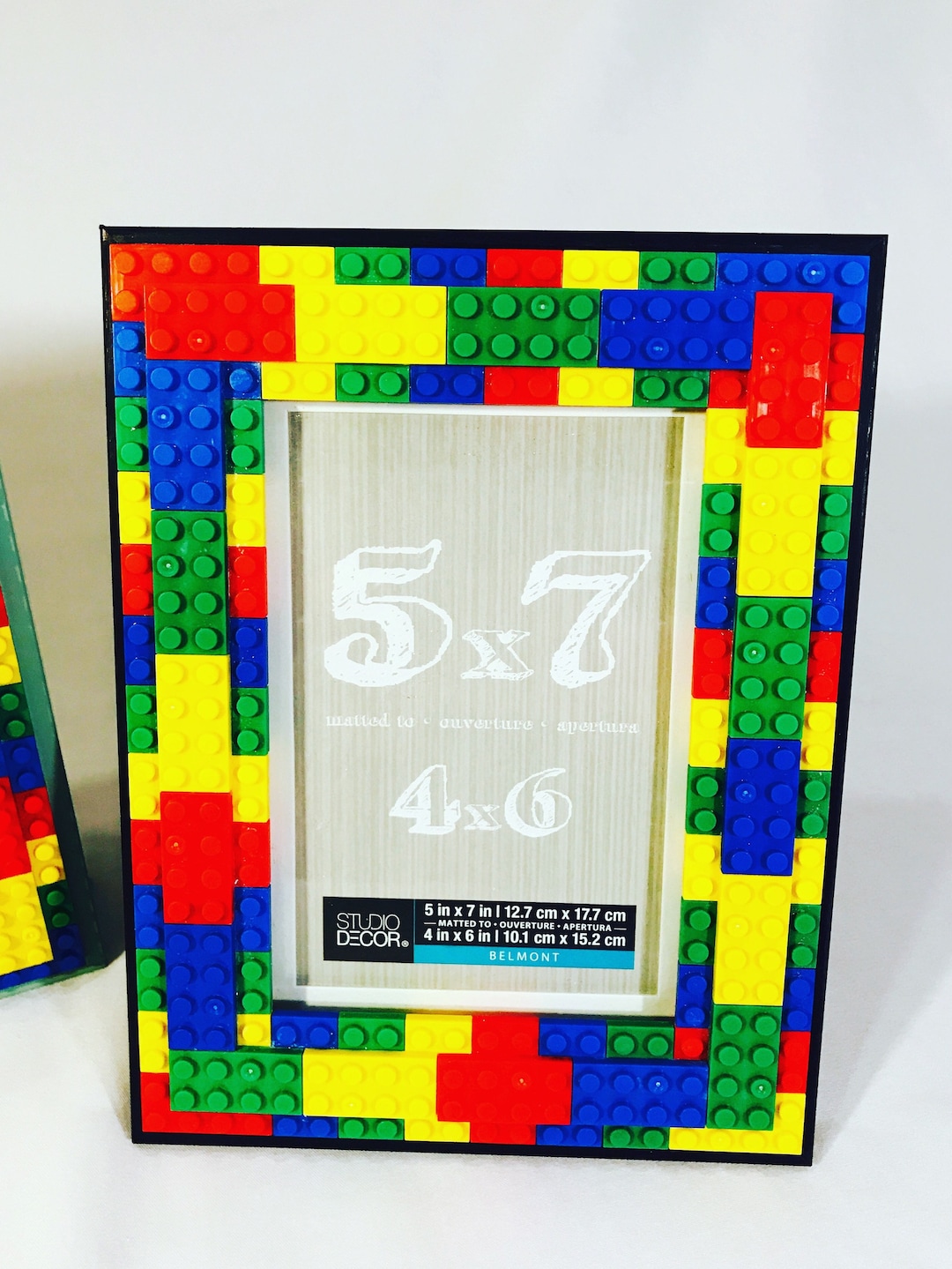 Rainbow Picture Frame Made of LEGO® Bricks