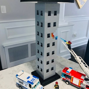 XL Fireman Rescue 2.0 Lamp made of LEGO® Bricks