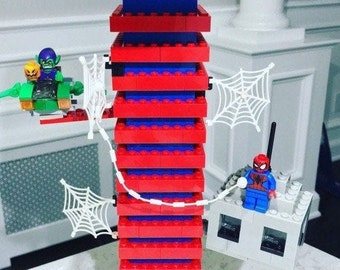 Spiderman Lamp made of LEGO® Bricks