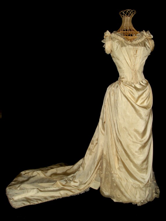 silk ball dress