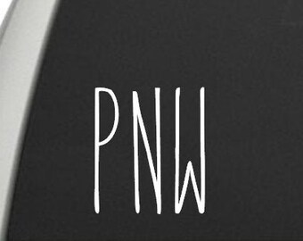 PNW Aufkleber - pnw pazifischer Nordwesten Aufkleber, PNW Pride, pazifischer Nordwesten Aufkleber, pnw Autoaufkleber, pnw Laptop Aufkleber