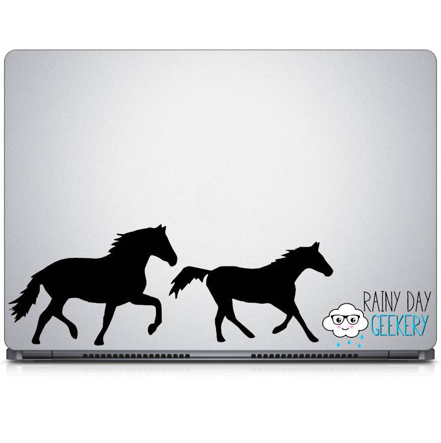 Horse Silhouette Vinyl Decals Set of 2 Horse Decals Choose Etsy