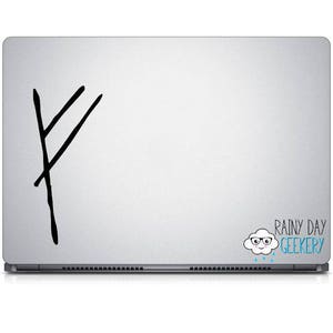 Gandalf&#39;s Mark Vinyl Decal - Gandalf&#39;s Door Mark / Gandalf Mark Door Sign - Gandalf&#39;s Entry Mark, Geeky Door Decor, Geeky Decor