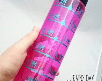 Water Tracker Vinyl Decal – Hydration Reminder