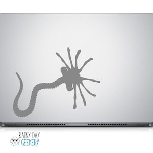 Facehugger Decal, Face Hugger Decal, Face Huggers, Aliens Decal, Alien Decal, Alien Facehugger, Movie Decals, Facehugger Gift, Vinyl Decal image 1