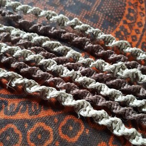 Hemp Bracelet -Thin Strands -Flat or Spiral and color options available