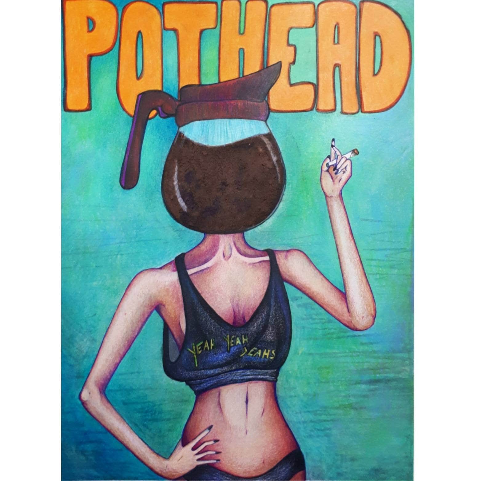 Pothead art print Etsy