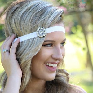 Rhinestone Gatsby Headband - Gatsby Headband - Rhinestone Headband - Bachelorette Headband - Prom Headband - Headbands for Women - Wedding